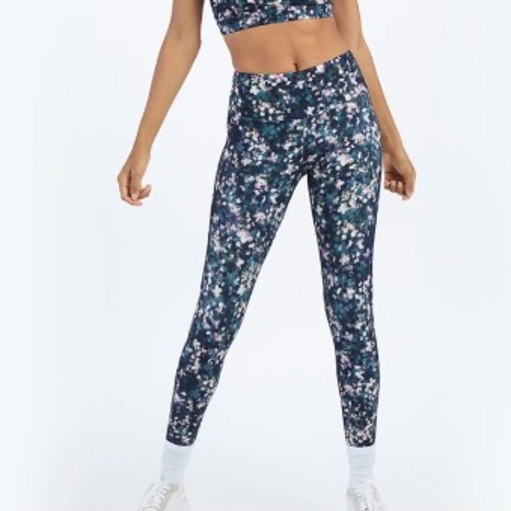 ONZIE navy floral legging size S/M
